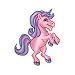 Unicorn Glitter Temporary Tattoo 1.5x2