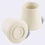 1/2 WHITE RUBBER LEG TIPS