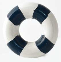 Dollhouse Miniature Wooden Life Preserver
