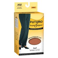 Futuro Beyond Support Ultra Sheer Knee high Highs, Mild Compression - Large