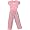 Childrens Pink Pajamas German Shepherd White