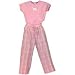 Childrens Pink Pajamas German Shepherd White