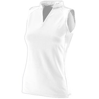 Girls Poly/Spandex Ace Jersey - White - Small
