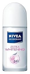 Nivea Deodorant Extra Whitening Cares Mildy 24hours Bottle