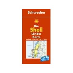Shell L�nderkarte. Schweden. 1 : 750 000: Mit Ortsverzeichnis und Reisef�hrer