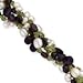 Garnet Amethyst Peridot Chips Pearl Bracelet - 8.5 title=