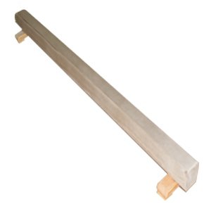 8ft Tan Suede Gymnastics Balance Beam