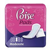 Poise Pads, Moderate Absorbency, 20 ct.
