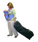 Wheelie Jr. Travel Bag for Play Yards & Strollers by JL Childress
