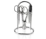 Erbe 5 Piece Manicure set in Metal stand, Germany