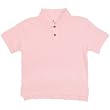Boys Lt Pink Short Sleeve Pique Polo