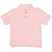 Boys Lt Pink Short Sleeve Pique Polo