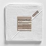 Little Bamboo Hooded Towel, White