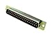 ITT CANNON DDMA50PK52 D-SUB CONNECTOR, PLUG, 50POS