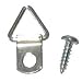100 1-1/16" Triangle Picture Hangers with Screws