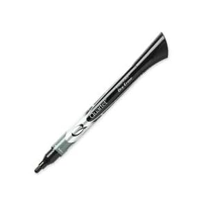 Quartet Products - Dry-erase Marker, Anti-roll Cap, Low-odor, Fine Pint, Black - Sold as 1 DZ - EnduraGlide dry-erase markers offer a patented three-chamber technology that delivers bold, continuous color on dry-erase boards, ceramic, glass and other nonporous surfaces. By sending ink straight to the nib from three separate pressurized chambers, markers flow more steadily, write smoother, and erase cleanly. Convenient see-through barrel shows exactly how much ink is left. Roll-resistant cap prev