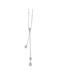 14K White Gold 1/6Cttw Diamond Necklace