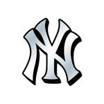 NY YANKEES MLB Baseball Chrome Auto Car Truck "NY" Graphic Logo Emblem
