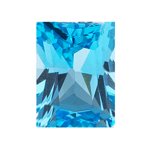 7x5 mm-1.00 Ct Swiss Blue Topaz ( Emerald-AA )
