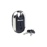 Master Lock 187XD Titanium Padlock, 2-5/16-Inch Wide, Black