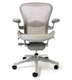 Aeron Quartz Fully Loaded Tux-Edition Chair By Herman Miller