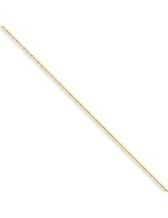 10k Gold 1.3mm Solid D/C Cable Chain 14 Inches