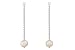 Sterling Silver Freshwater Pearl Dangle Earrings