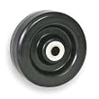 Industrial Grade 1NWT7 Wheel, 6 In, 500 Lb, Solid Polyolefin