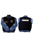 San Diego Chargers Ladies reversible Superbowl Midweight Jacket - M