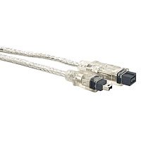 Hosa 15\' Firewire 800 9 Pin to 4 Pin Computer DV Cable