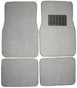 Front & Rear Carpet Car Truck SUV Floor Mats - Light Grey