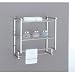 Neu Home Metro 2 Tier Wall Mounting Rack with Towel Bars