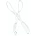 World Kitchen/Ekco 1045647 Acrylic Salad Tongs