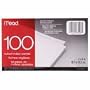 Index Cards, Ruled, 3x5, 100/PK, White