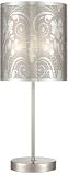 Cut-Out Steel Floral Scroll 19 1/2" High Accent Table Lamp