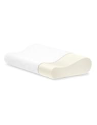 Z? by Malouf Memory Foam Molded Contour Neck Pillow - Luxurious Washable Cover