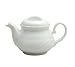 Oneida Ceramicor Bright White Arcadia Undecorated 14 oz Teapot Complete 1 DZ/CAS