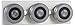 Pacific Bearing PBC-610 Linear Guide System Roller Guide Carriage 1.91 x 4.50 Long, Inch