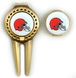 Cleveland Browns Hat Clip and Divot Tool Combo