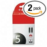 Click here to buy Canon PGI-5 BK 2-Pack Pigment Black Ink Tanks by Canon.