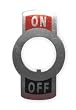 Power First 2VLP5 Toggle Switch Plate, Inside Dia 0.47