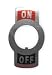 Power First 2VLP5 Toggle Switch Plate, Inside Dia 0.47