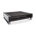 Printer Stand,Mesh,50lb. Cap.,18"x5-3/4"x21",Black/Silver