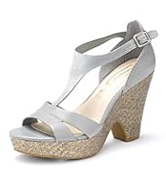 Autograph Leather Water Resistant T-Bar Wedge Shoes with Insolia®