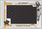 2008 Leaf Rookies and Stars Rookie Jersey Jumbo Swatch College Gold #209 - Colt Brennan/10