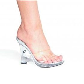 Buy 457-Vanity 4.5 Inch Wedge Heel Mule by Exotic High Heels