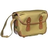 Billingham L2 (Alice) Camera Bag, Khaki Canvas with Tan Leather Trim and Brass Fittings