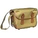 Billingham L2 (Alice) Camera Bag, Khaki Canvas with Tan Leather Trim and Brass Fittings