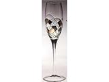 Wine Things Unlimited Galleria Platinium Flute Champagne Glasses Set of 6