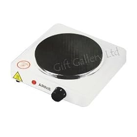 SINGLE STEEL ELECTRIC PORTABLE STOVE HOT PLATE COOKER